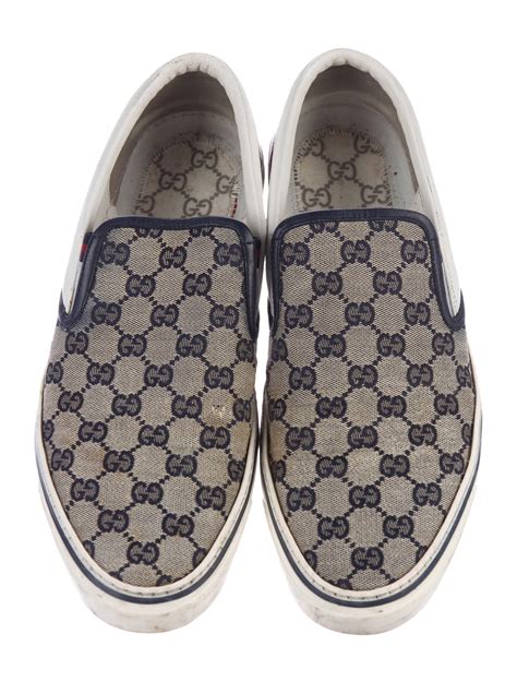 gucci mens slip on sneakers|Gucci men sneakers new authentic.